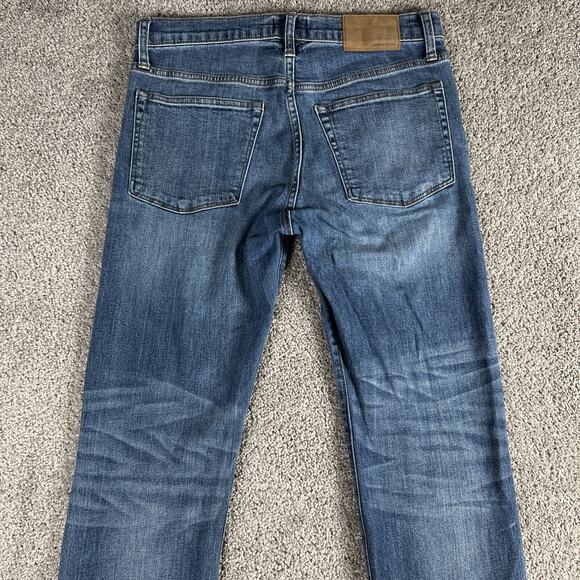 J Crew Jeans Men 32x30 Faded Blue 770 Straight Broken In Japanese Kurabo Denim - Picture 13 of 16